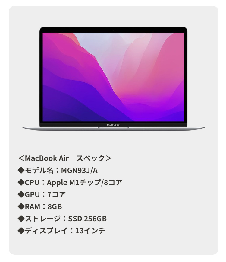 MacBook Airスペック