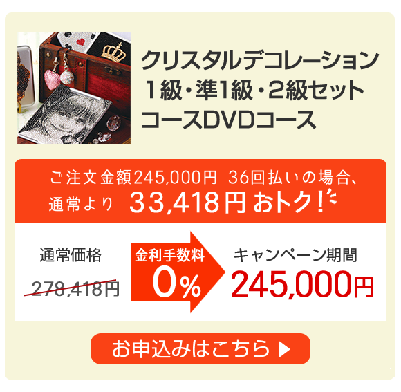 クリスタルデコレーション