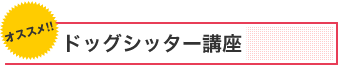 ドッグシッター資格講座