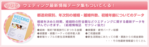ウェディング最新情報データ集