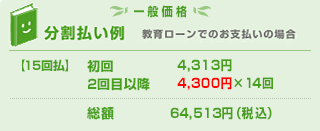 分割払い