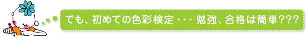 でも、初めての色彩検定…勉強、合格は簡単？