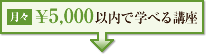 月々￥5,000以内で学べる講座