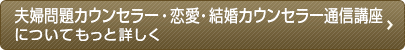 夫婦問題カウンセラー・恋愛・結婚カウンセラー通信講座についてもっと詳しく