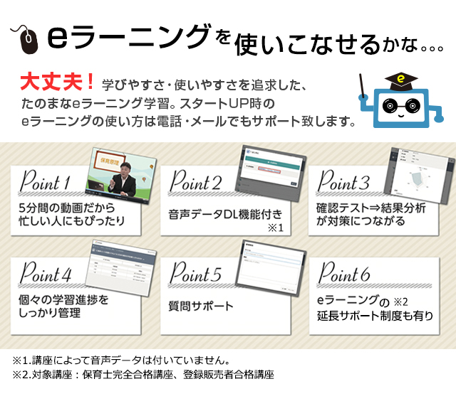 e-ラーニングを使いこなせるかな…